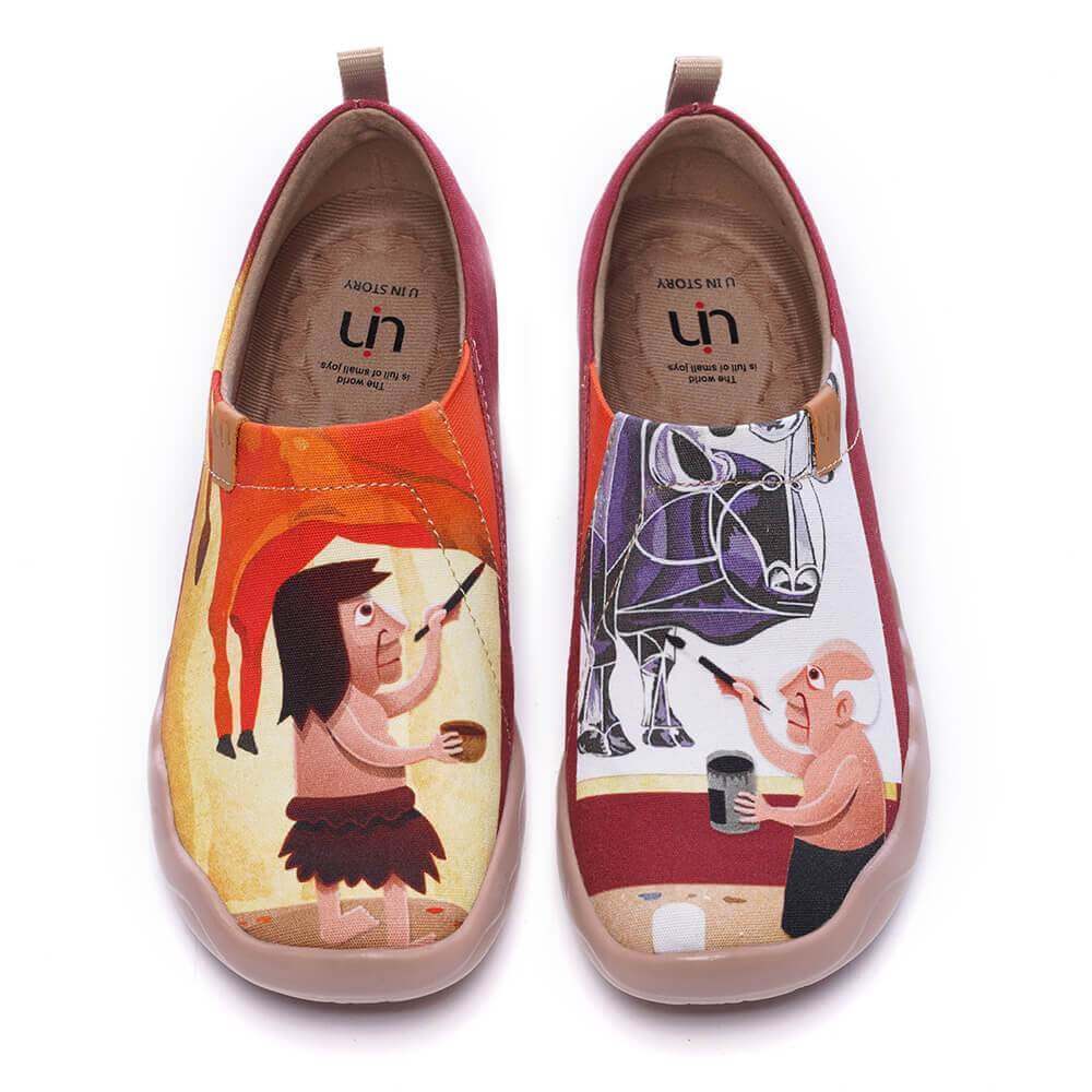 BEAUTYBULL Women Canvas Art Designed Shoes Women UIN