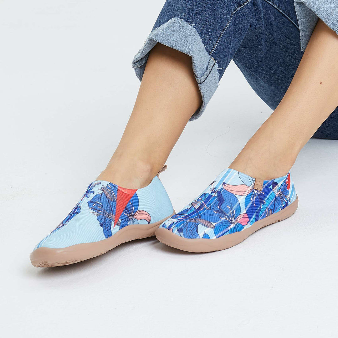 UIN Footwear Women Blue Lily Toledo I Women Canvas loafers