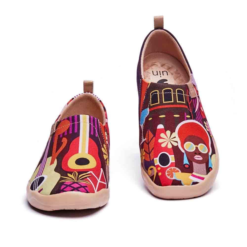 UIN Footwear Women Cuban Musician Women Canvas loafers