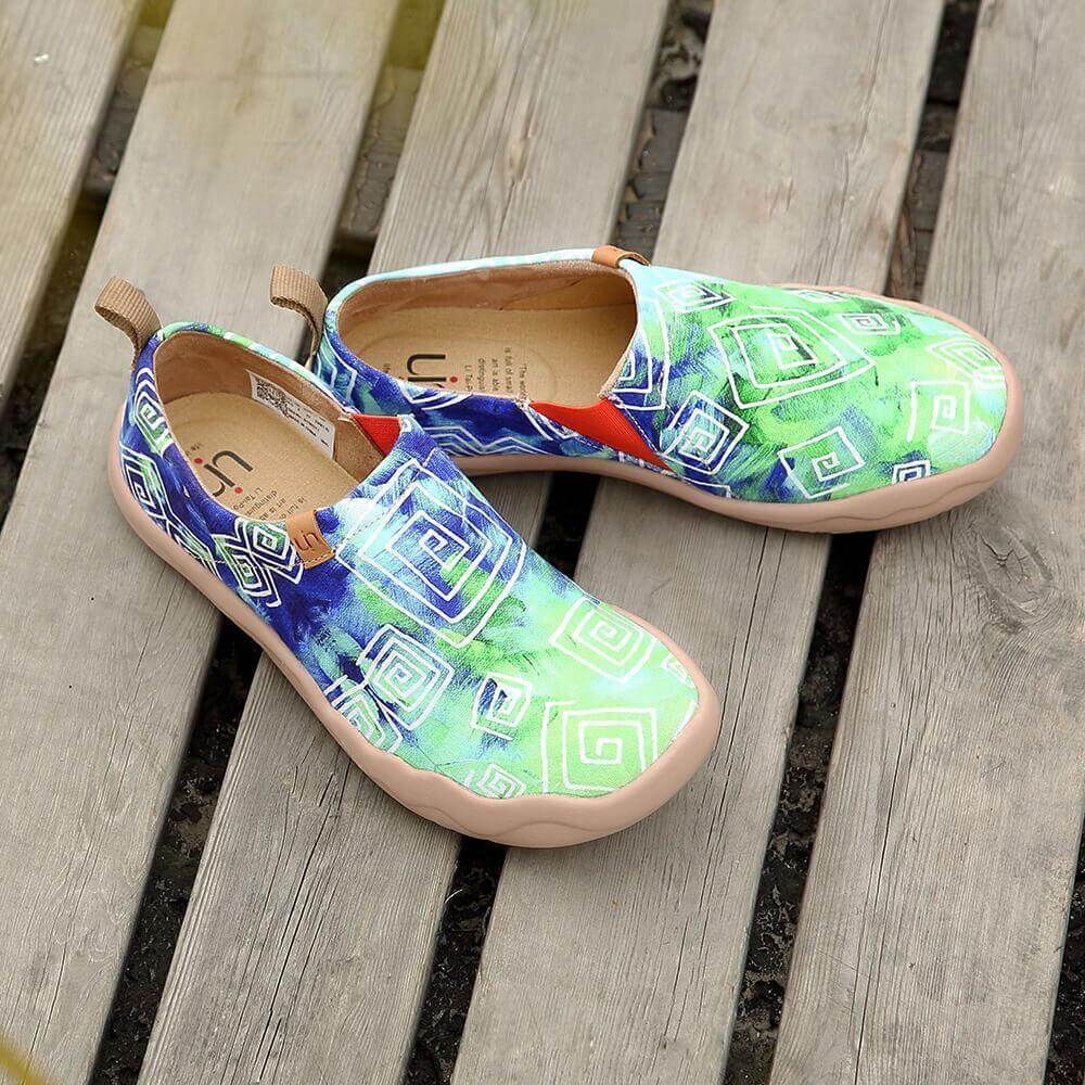 LOVE IN SPRING Abstract Painting Shoes For Lady Women UIN