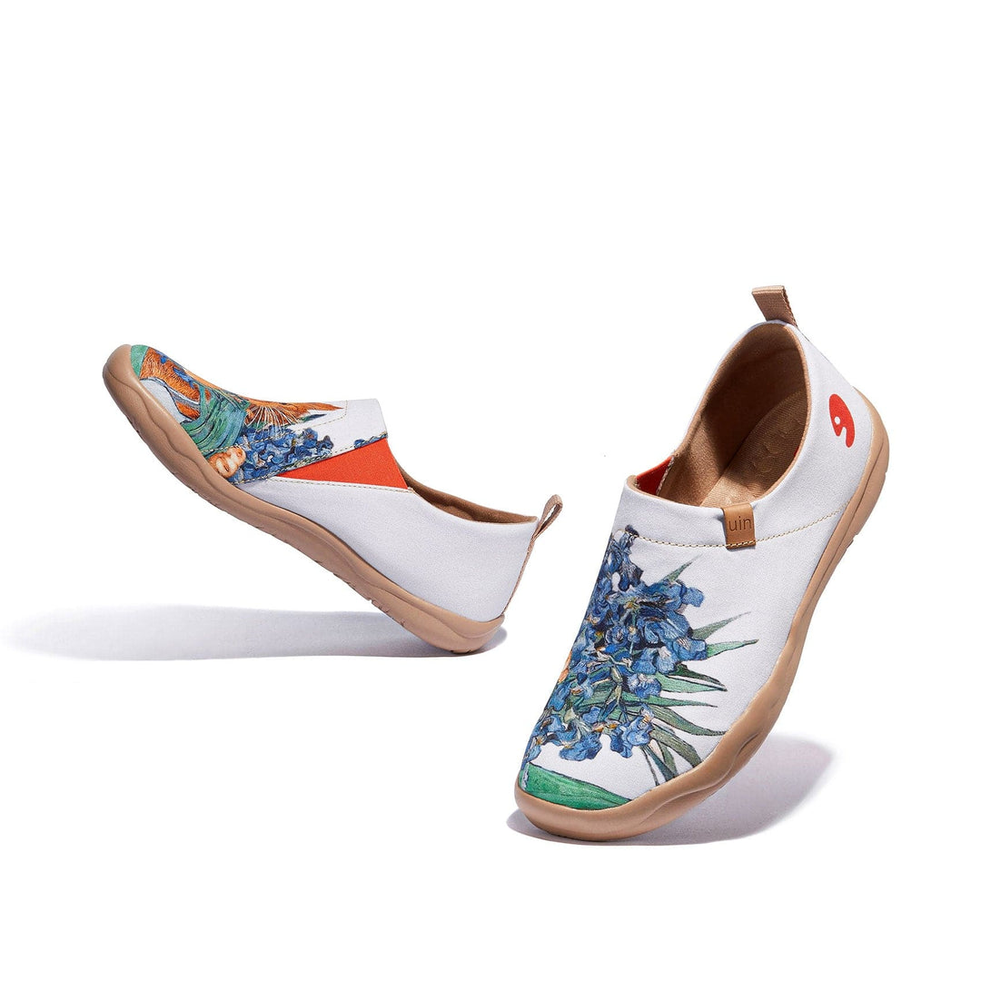 UIN Footwear Women Love Irises' Smell Toledo I Women Canvas loafers