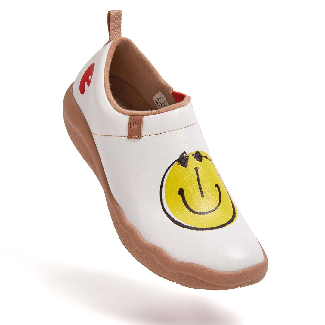 Smiley Microfiber Leather Women Women UIN